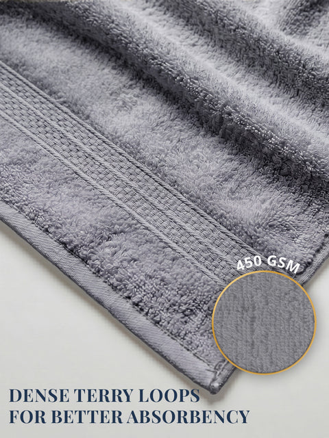 GRES Colorado | 100% Cotton 2 Piece Hand Towel | 450 GSM | Ring Spun Yarn