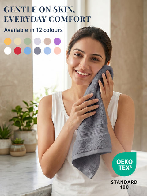 GRES Colorado | 100% Cotton 2 Piece Hand Towel | 450 GSM | Ring Spun Yarn