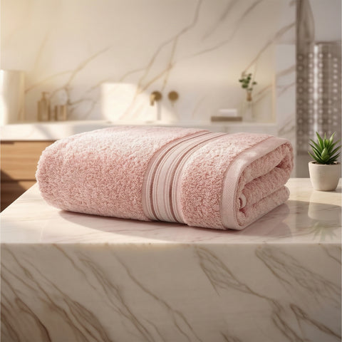 Lane Linen 100% Cotton Bath Towel | 575 Gsm | Ultra Soft Zero Twist Yarn