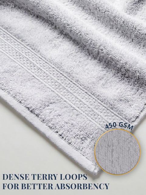 GRES Colorado | 100% Cotton 2 Piece Hand Towel | 450 GSM | Ring Spun Yarn