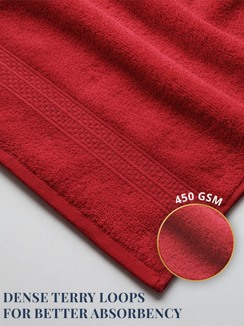 GRES Colorado | 100% Cotton 2 Piece Hand Towel | 450 GSM | Ring Spun Yarn