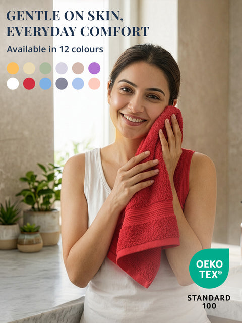 GRES Colorado | 100% Cotton 2 Piece Hand Towel | 450 GSM | Ring Spun Yarn