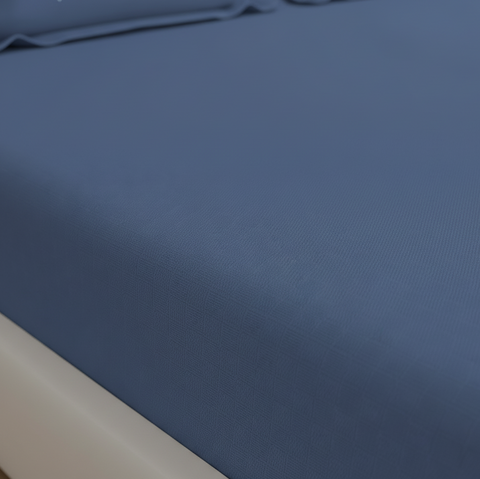 Riwayaat | 100% Cotton 300TC Embroidered Bedsheet | 5 Piece (1 Bedsheet + 4 Pillow Cover)| Bell-Botta | Super King