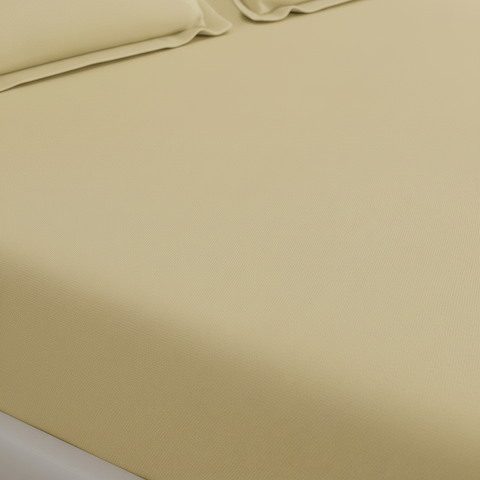 Riwayaat | 100% Cotton 300TC Embroidered Bedsheet | 5 Piece (1 Bedsheet + 4 Pillow Cover)| Bell-Botta | Super King