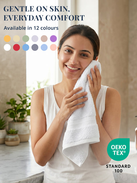 GRES Colorado | 100% Cotton 2 Piece Hand Towel | 450 GSM | Ring Spun Yarn