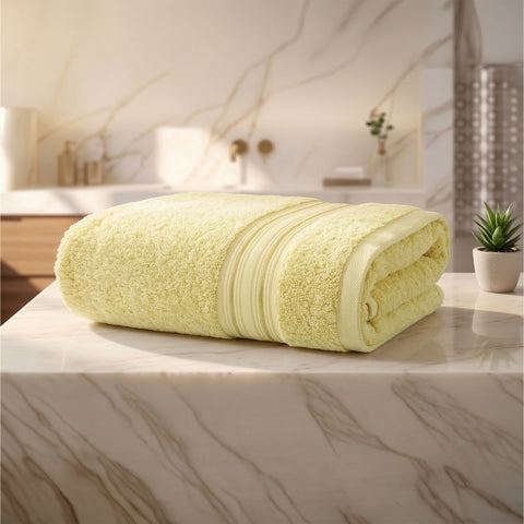 Lane Linen 100% Cotton Bath Towel | 575 Gsm | Ultra Soft Zero Twist Yarn